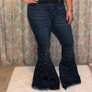 Pearl flare jeans